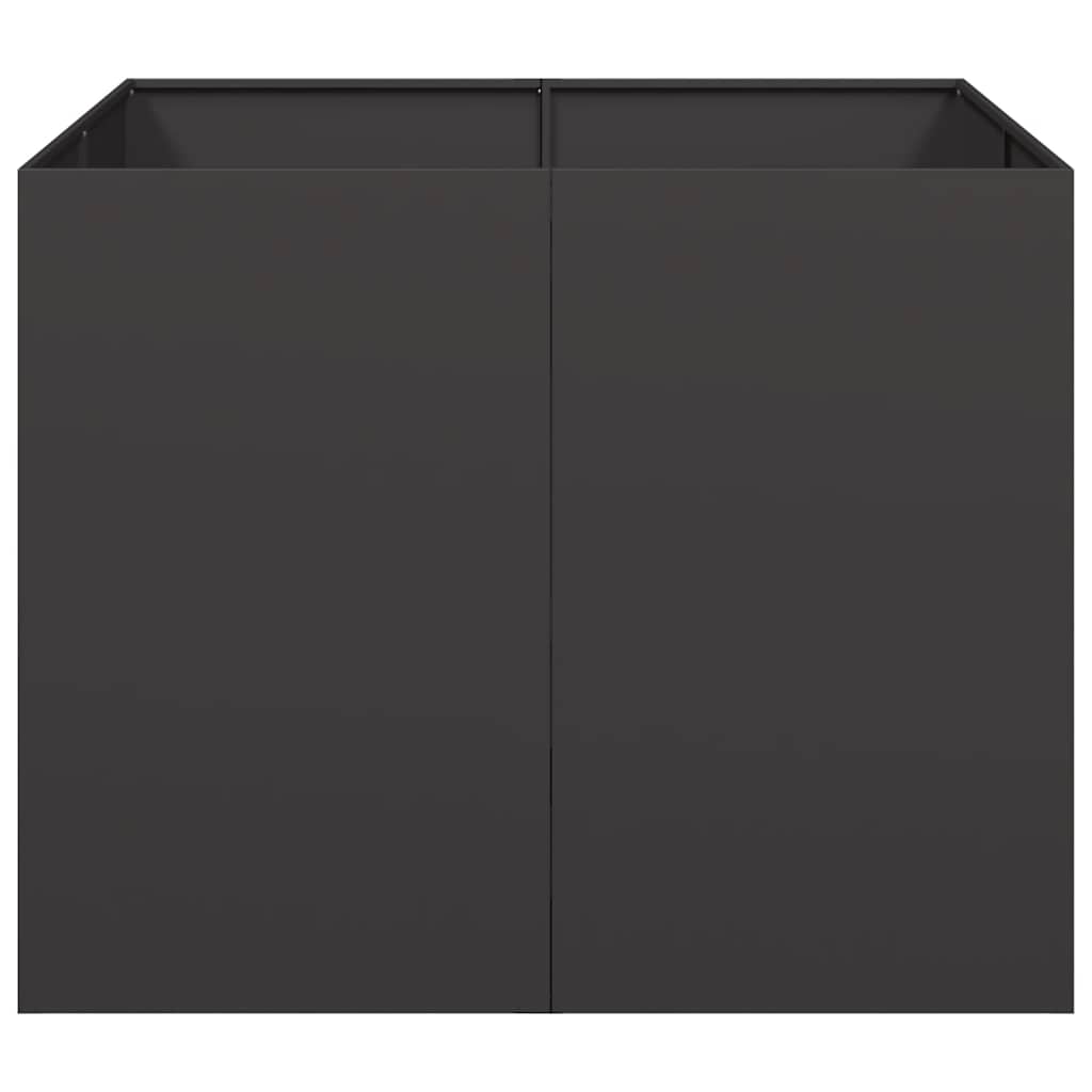Lovelis, juodos spalvos, 100x100x80cm, plienas Lovelis, juodos spalvos, 100x100x80cm, plienas - Image 5