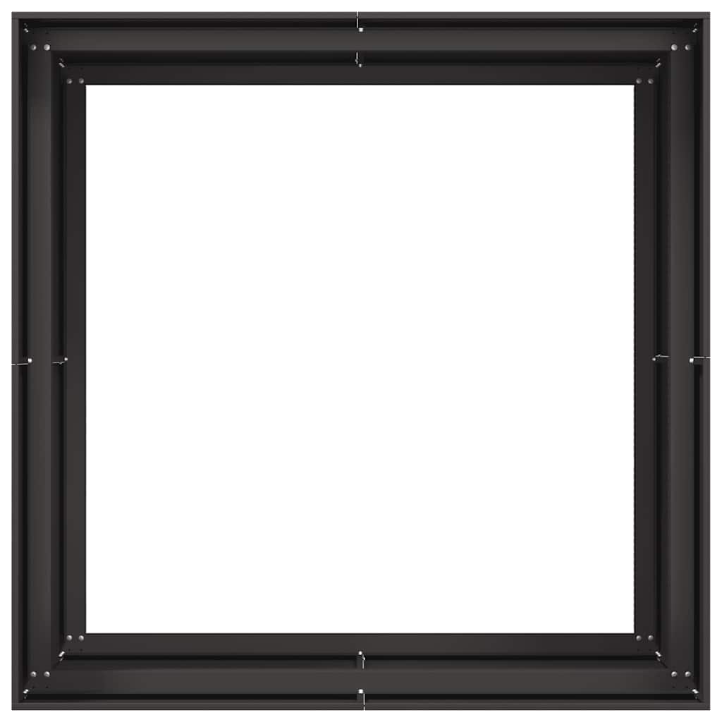Lovelis, juodos spalvos, 100x100x80cm, plienas Lovelis, juodos spalvos, 100x100x80cm, plienas - Image 6