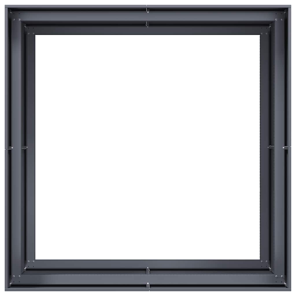 Lovelis, antracito spalvos, 100x100x80cm, plienas Lovelis, antracito spalvos, 100x100x80cm, plienas - Image 6