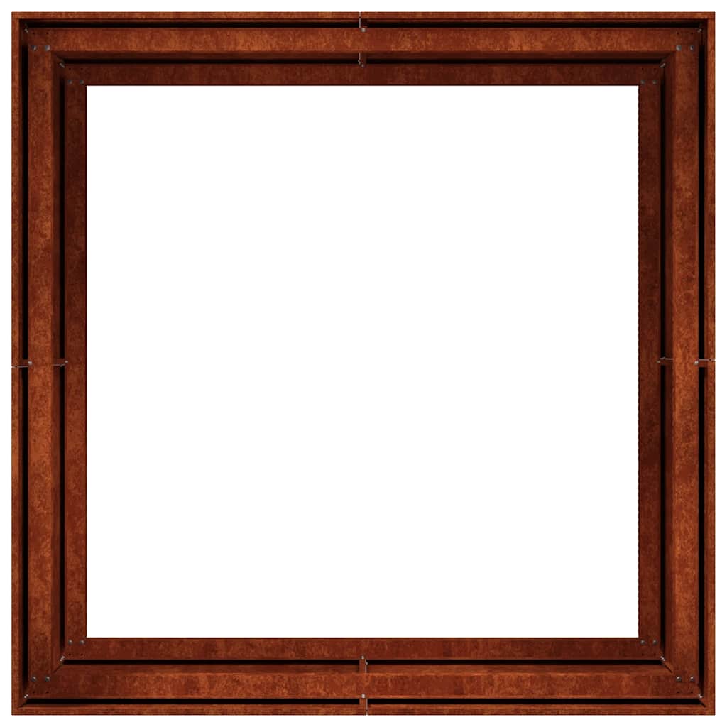 Lovelis, rūdžių, 100x100x80cm, oro sąlygoms atsparus plienas Lovelis, rūdžių, 100x100x80cm, oro sąlygoms atsparus plienas - Image 7
