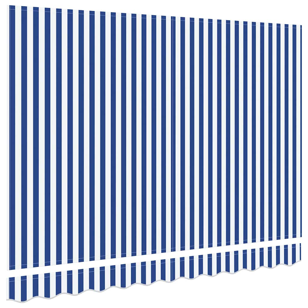 Markizės pakaitinis audinys Mėlyna ir balta 235 x 195 cm Markizės pakaitinis audinys Mėlyna ir balta 235 x 195 cm - Image 5