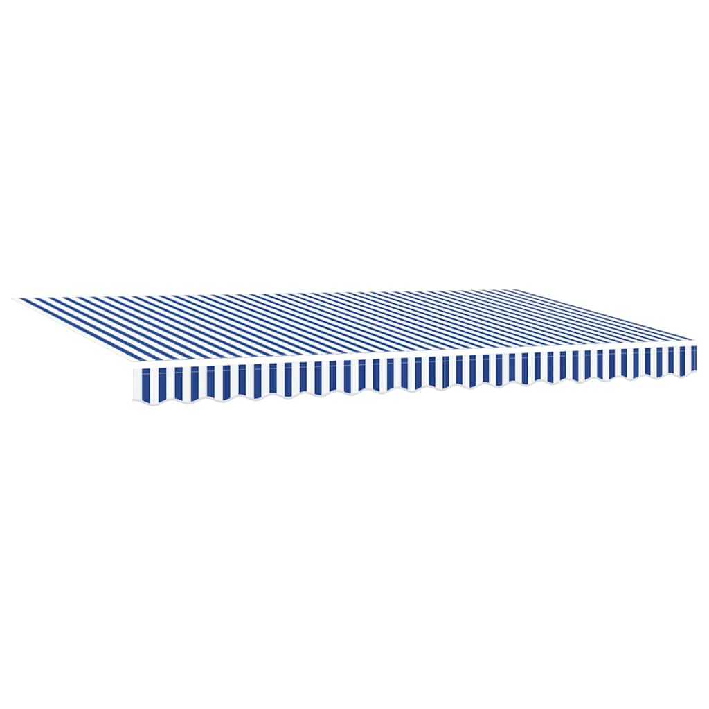 Markizės pakaitinis audinys Mėlyna ir balta 380 x 195 cm Markizės pakaitinis audinys Mėlyna ir balta 380 x 195 cm - Image 3