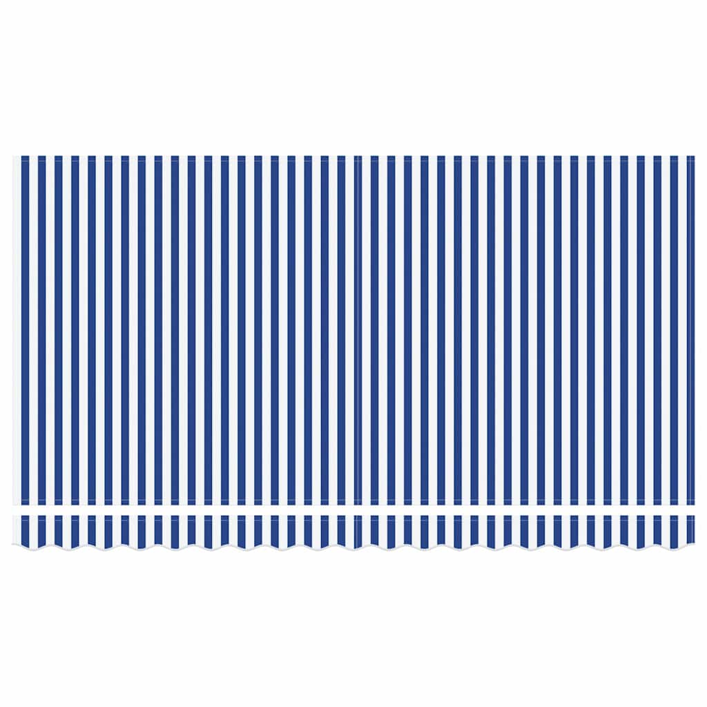 Markizės pakaitinis audinys Mėlyna ir balta 380 x 195 cm Markizės pakaitinis audinys Mėlyna ir balta 380 x 195 cm - Image 6