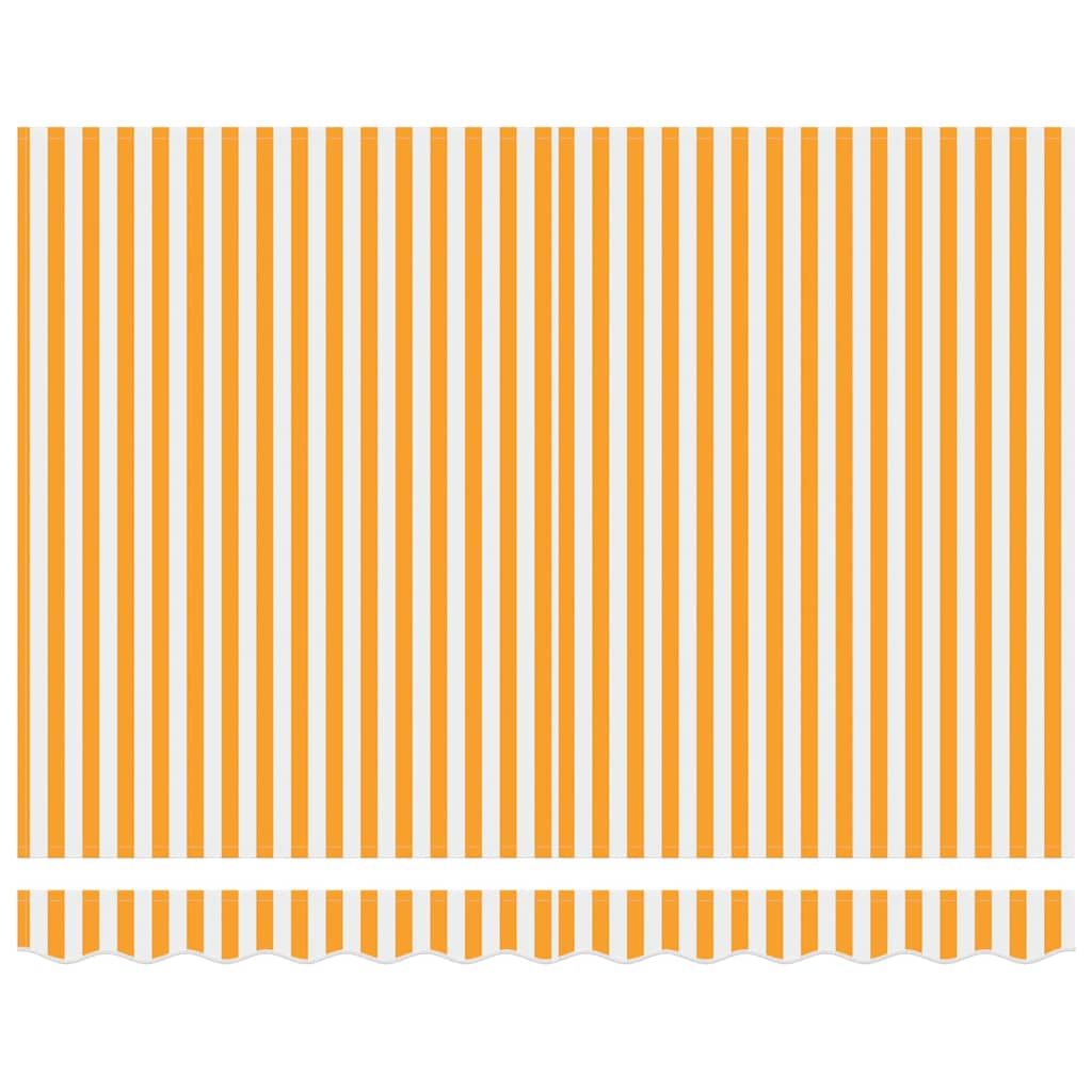 Markizės pakaitinis audinys Geltona ir balta 235 x 195 cm Markizės pakaitinis audinys Geltona ir balta 235 x 195 cm - Image 6