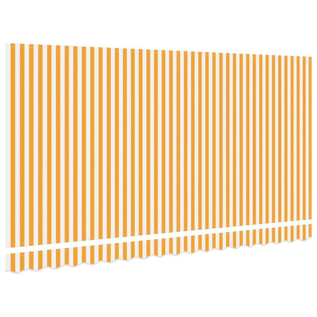 Markizės pakaitinis audinys Geltona ir balta 380 x 195 cm Markizės pakaitinis audinys Geltona ir balta 380 x 195 cm - Image 5