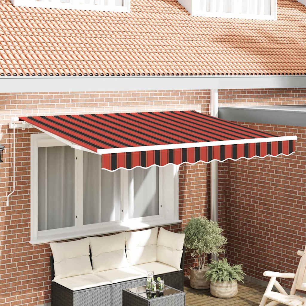 Markizės pakaitinis audinys Oranžinė ir ruda 330 x 195 cm Markizės pakaitinis audinys Oranžinė ir ruda 330 x 195 cm - Image 2