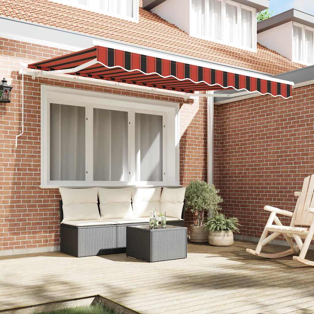 Markizės pakaitinis audinys Oranžinė ir ruda 330 x 195 cm Markizės pakaitinis audinys Oranžinė ir ruda 330 x 195 cm - Image 4