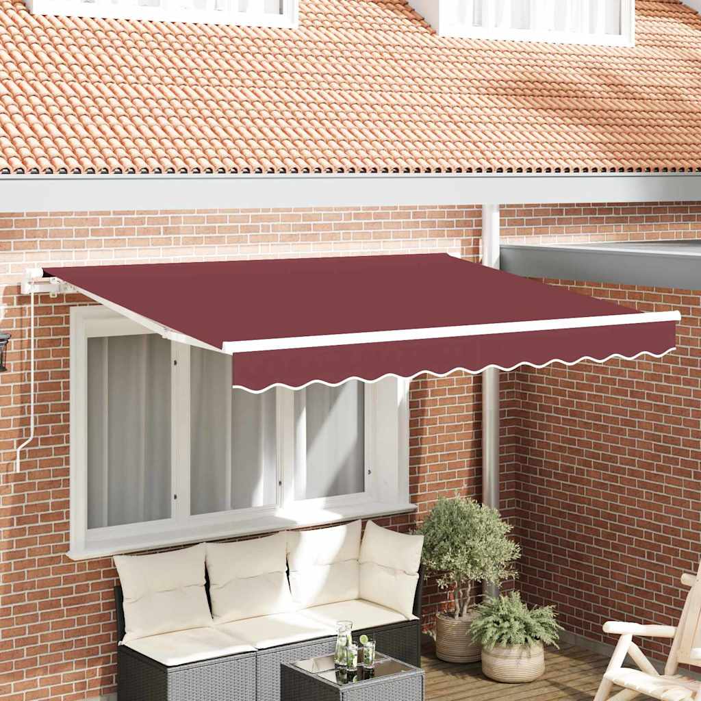 Markizės pakaitinis audinys Bordo raudona 330 x 195 cm Markizės pakaitinis audinys Bordo raudona 330 x 195 cm - Image 2