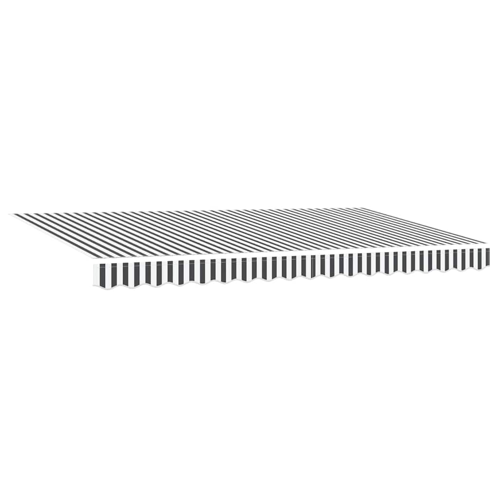 Markizės pakaitinis audinys Antracito ir baltos 380 x 195 cm Markizės pakaitinis audinys Antracito ir baltos 380 x 195 cm - Image 3