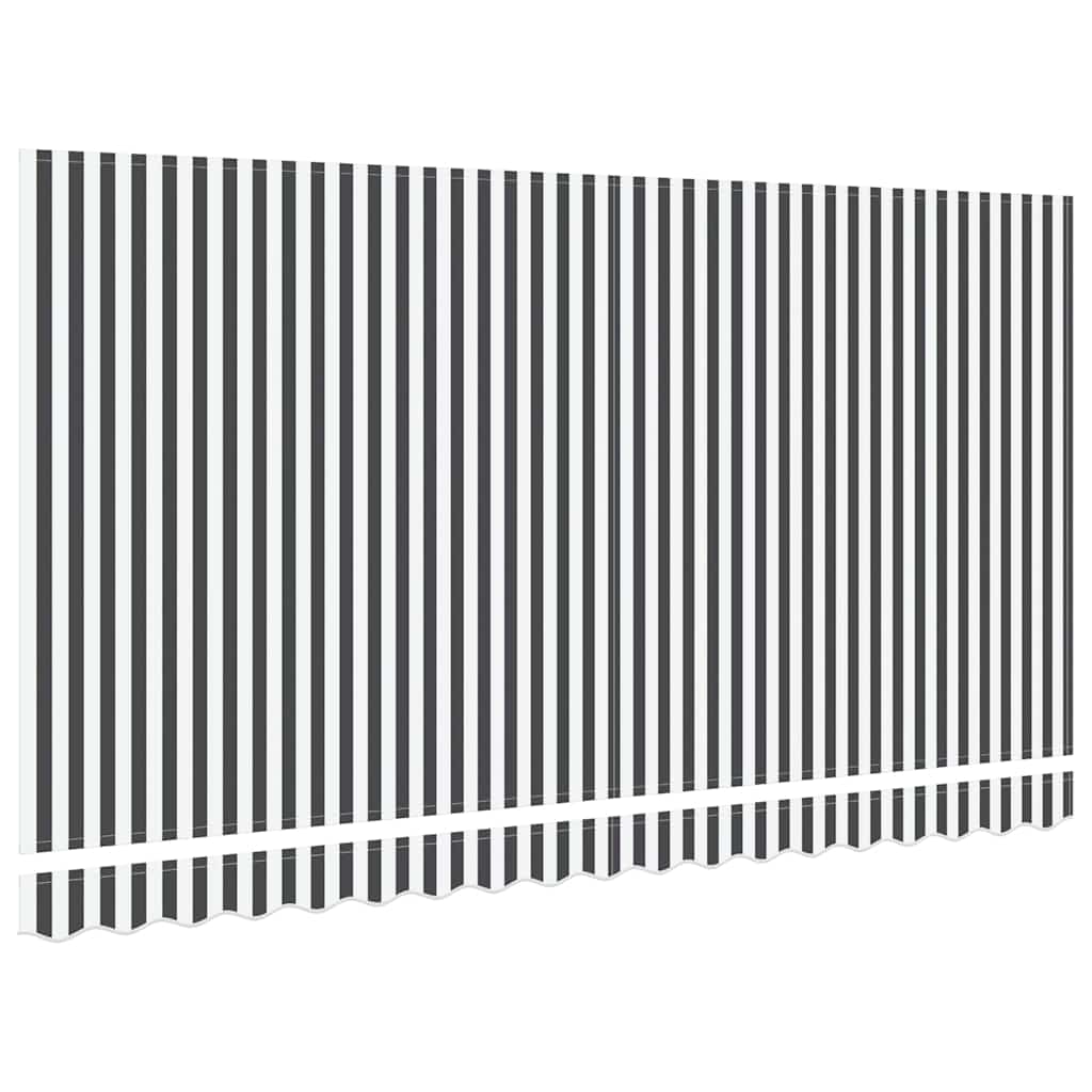 Markizės pakaitinis audinys Antracito ir baltos 380 x 195 cm Markizės pakaitinis audinys Antracito ir baltos 380 x 195 cm - Image 5