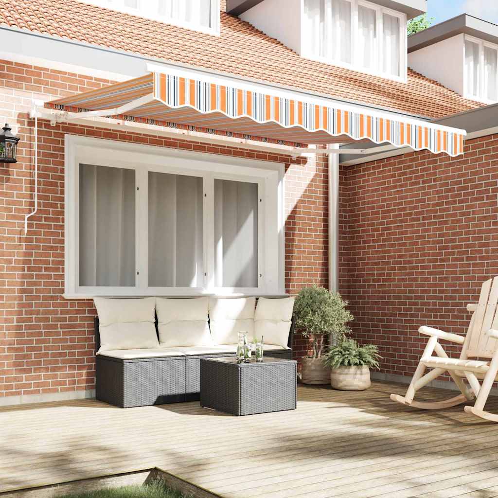 Markizės pakaitinis audinys Oranžinė ir Mėlyna 330 x 195 cm Markizės pakaitinis audinys Oranžinė ir Mėlyna 330 x 195 cm - Image 4