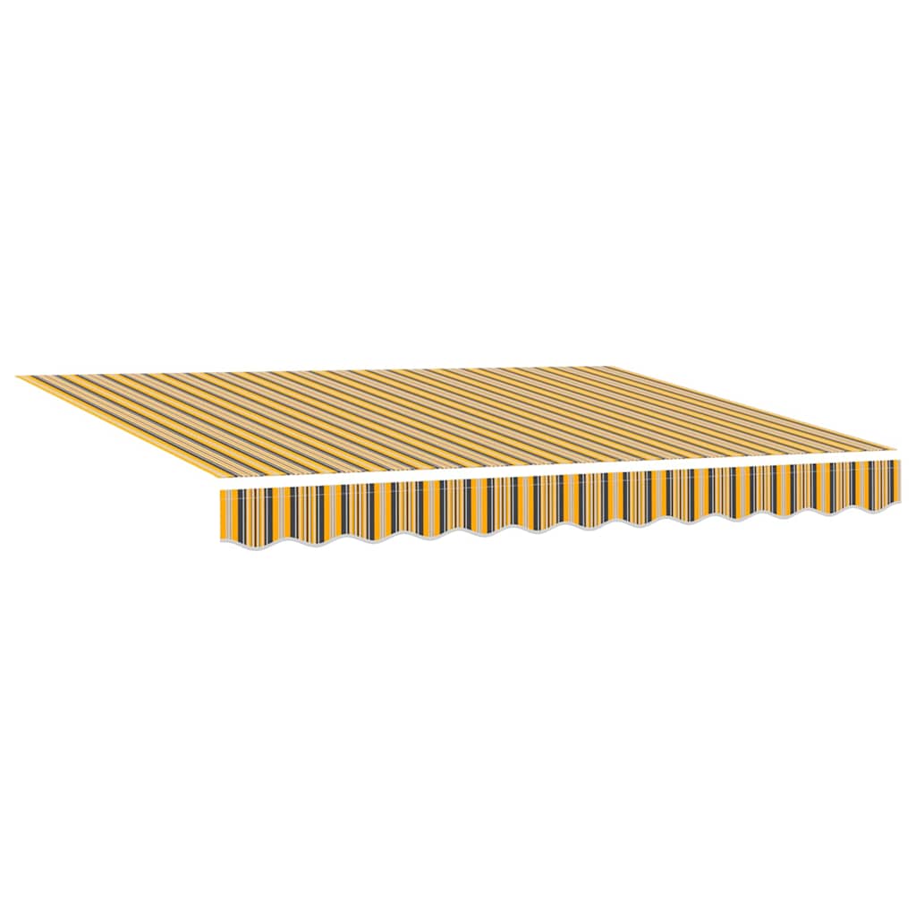 Markizės pakaitinis audinys Oranžinis ir Juodas 235 x 195 cm Markizės pakaitinis audinys Oranžinis ir Juodas 235 x 195 cm - Image 3