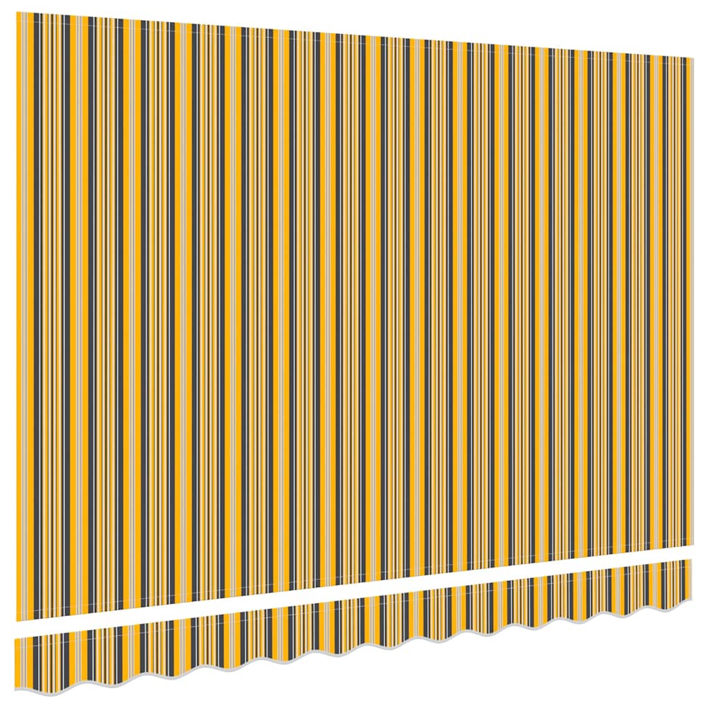 Markizės pakaitinis audinys Oranžinis ir Juodas 235 x 195 cm Markizės pakaitinis audinys Oranžinis ir Juodas 235 x 195 cm - Image 5