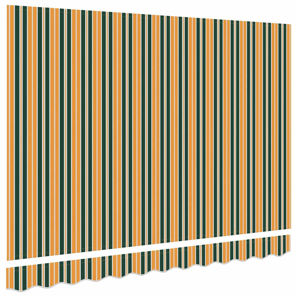 Markizės pakaitinis audinys Žalia ir geltona 235 x 195 cm Markizės pakaitinis audinys Žalia ir geltona 235 x 195 cm - Image 5
