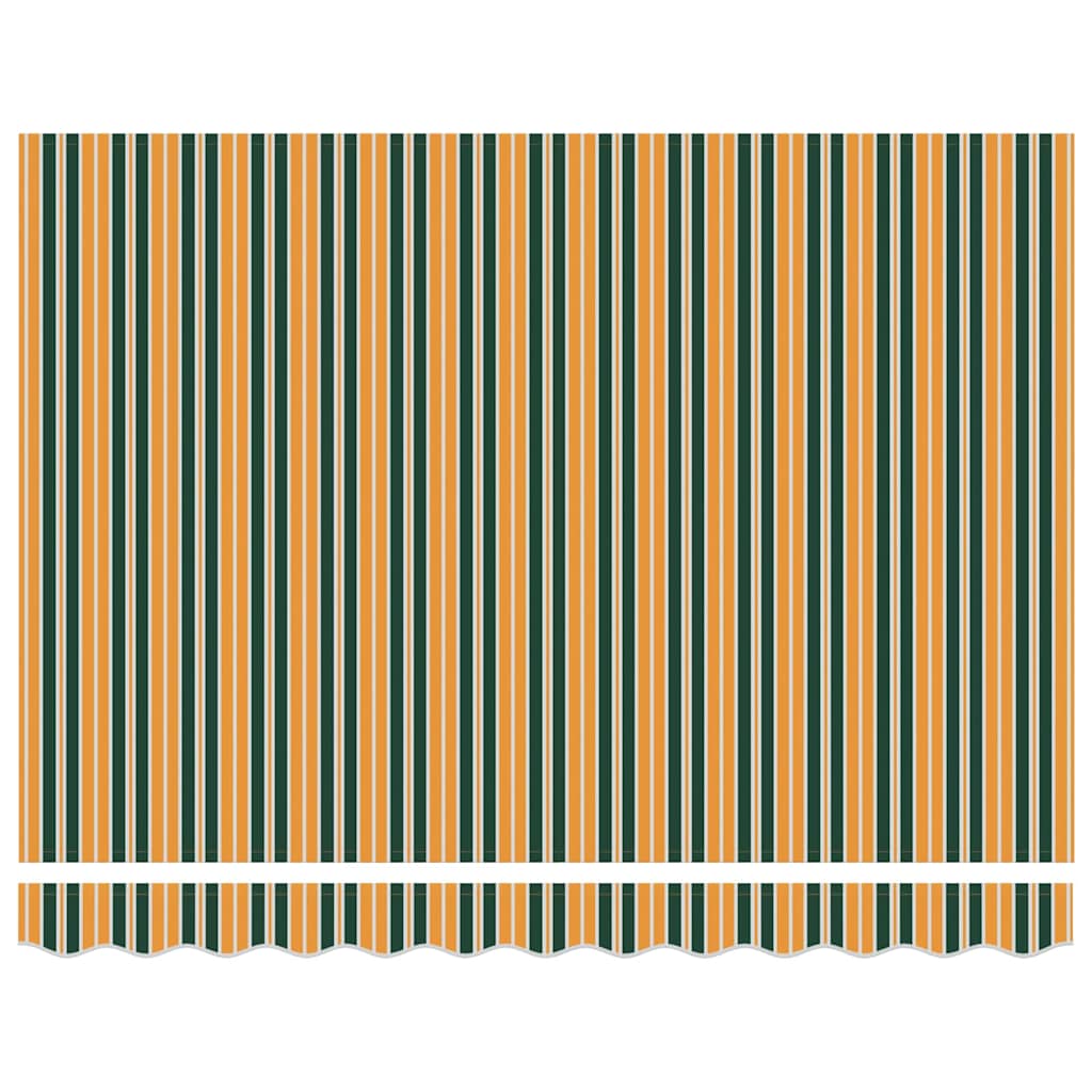 Markizės pakaitinis audinys Žalia ir geltona 235 x 195 cm Markizės pakaitinis audinys Žalia ir geltona 235 x 195 cm - Image 6