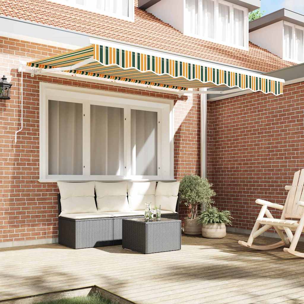 Markizės pakaitinis audinys Žalia ir geltona 330 x 195 cm Markizės pakaitinis audinys Žalia ir geltona 330 x 195 cm - Image 4