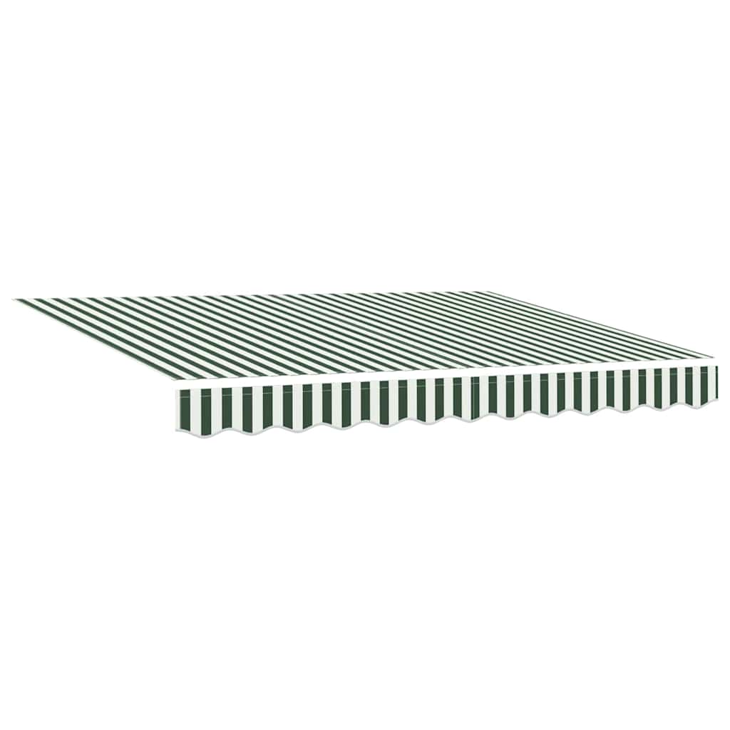 Markizės pakaitinis audinys Žalia ir balta 330 x 245 cm Markizės pakaitinis audinys Žalia ir balta 330 x 245 cm - Image 3