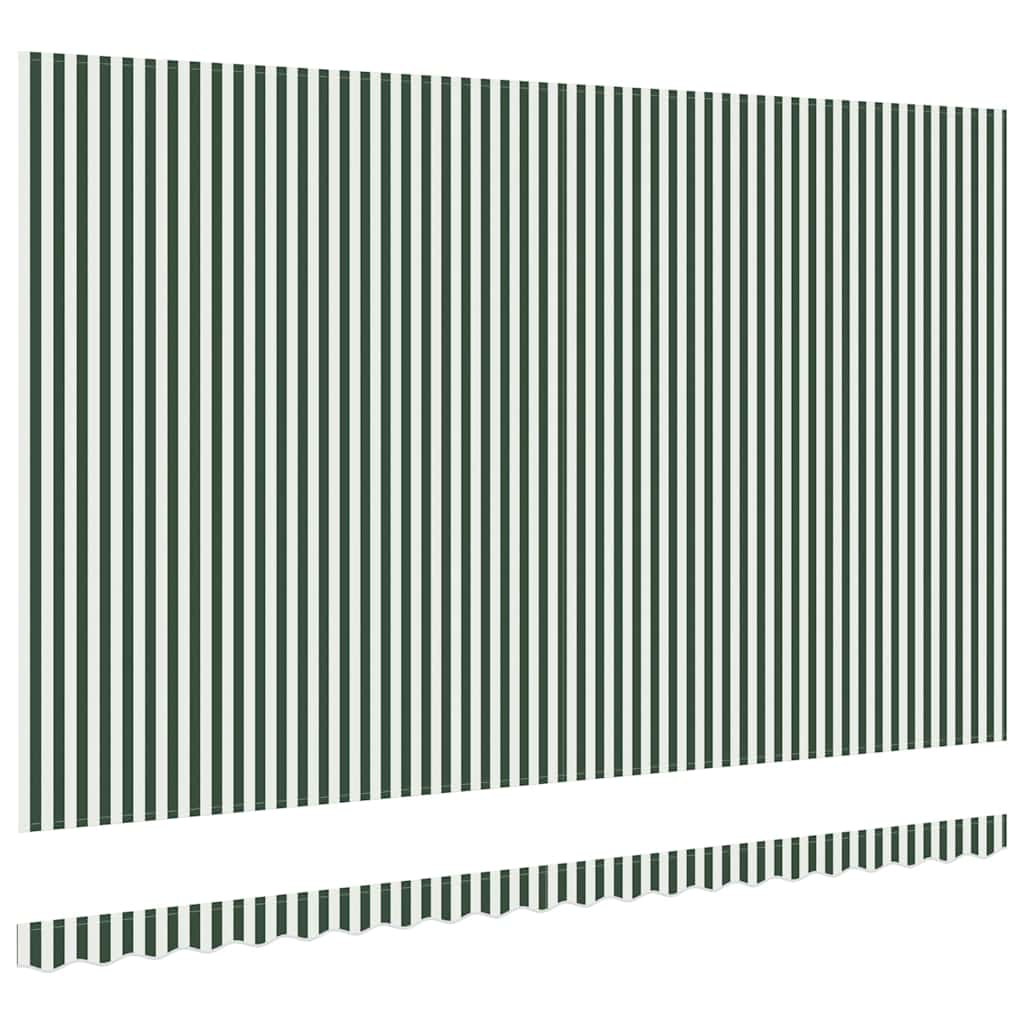 Markizės pakaitinis audinys Žalia ir balta 480 x 345 cm Markizės pakaitinis audinys Žalia ir balta 480 x 345 cm - Image 5