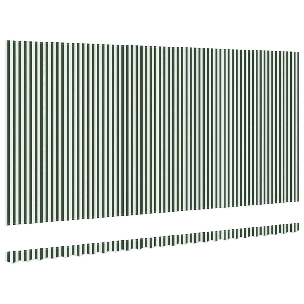 Markizės pakaitinis audinys Žalia ir balta 580 x 295 cm Markizės pakaitinis audinys Žalia ir balta 580 x 295 cm - Image 5