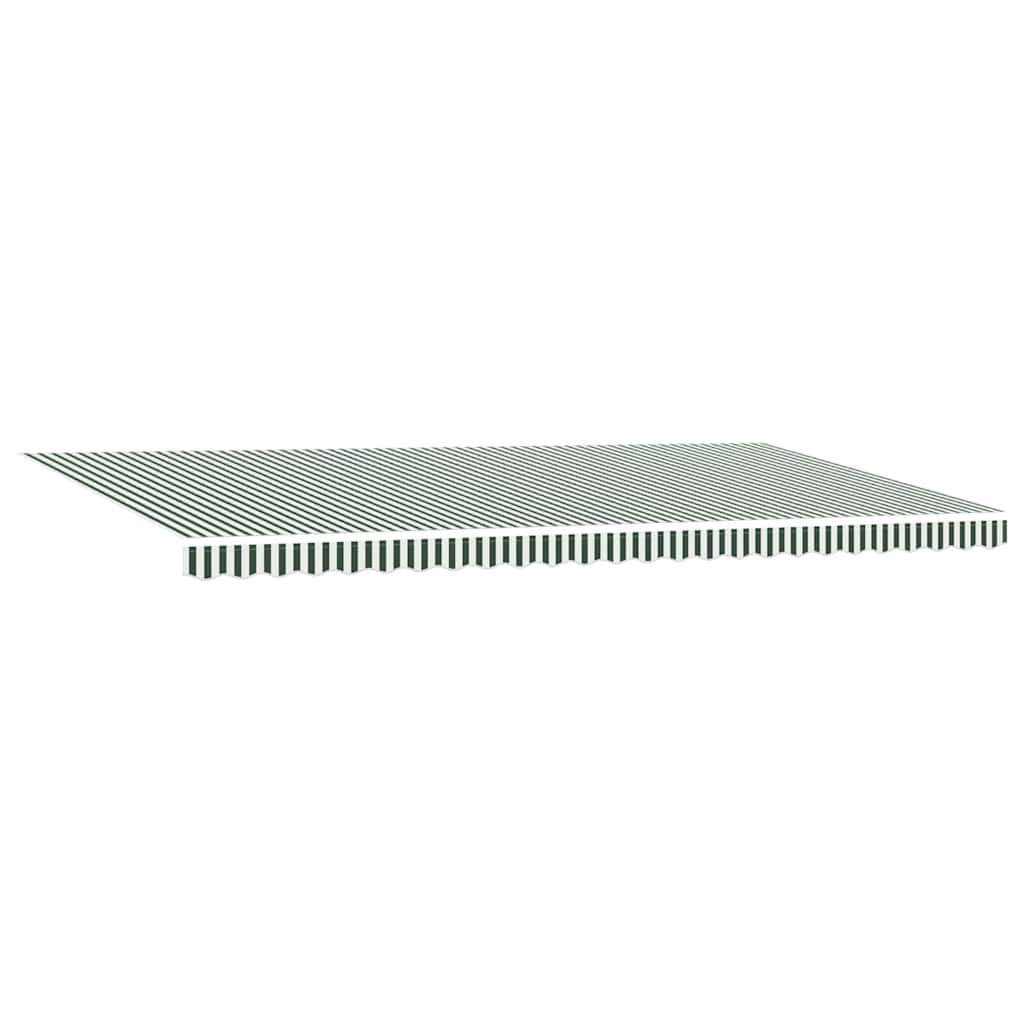 Markizės pakaitinis audinys Žalia ir balta 580 x 345 cm Markizės pakaitinis audinys Žalia ir balta 580 x 345 cm - Image 3