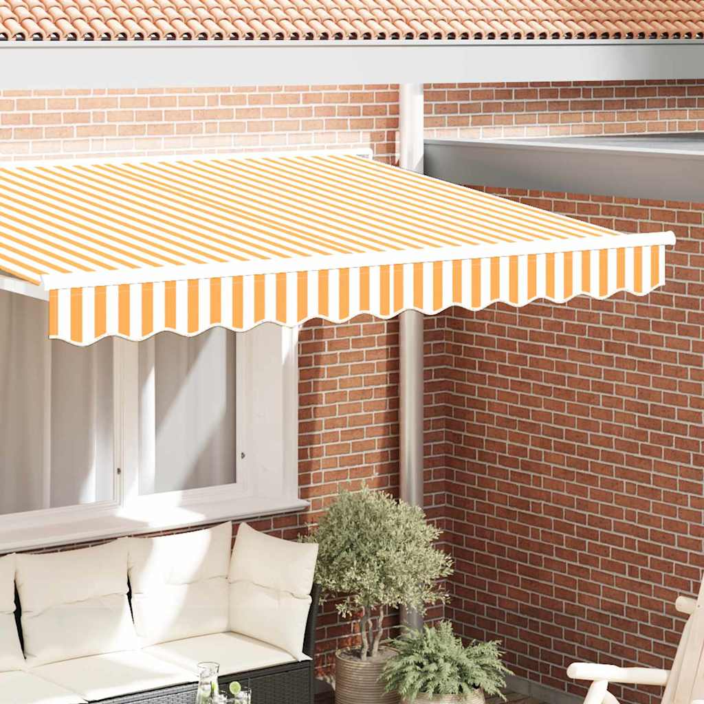 Markizės pakraščio pakeitimas Geltona ir balta 230 x 20 cm Markizės pakraščio pakeitimas Geltona ir balta 230 x 20 cm - Image 2