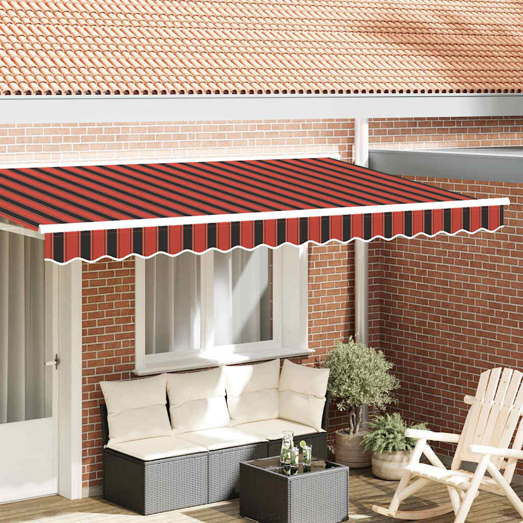 Markizės pakraščio pakeitimas Oranžinis ir Juodas 380 x 20 cm Markizės pakraščio pakeitimas Oranžinis ir Juodas 380 x 20 cm - Image 2
