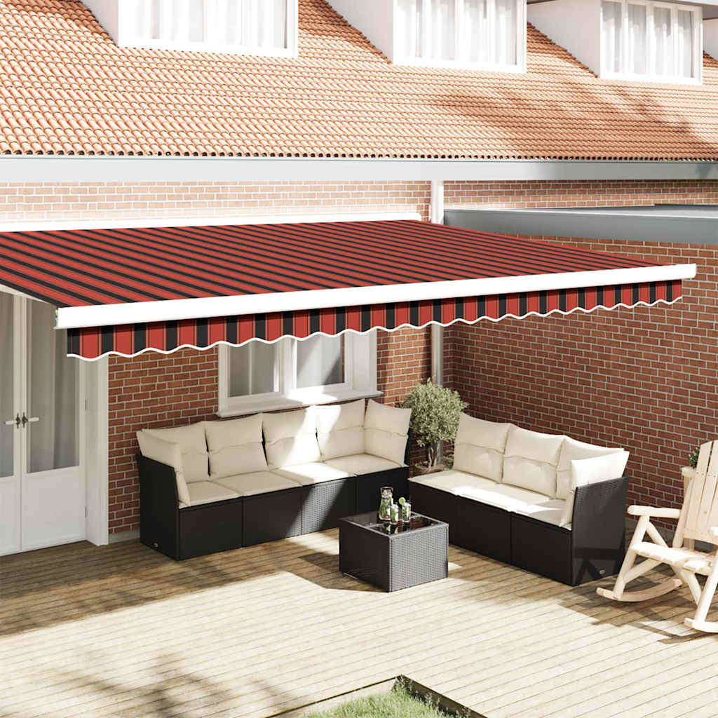 Markizės pakraščio pakeitimas Oranžinis ir Juodas 480 x 20 cm Markizės pakraščio pakeitimas Oranžinis ir Juodas 480 x 20 cm - Image 2
