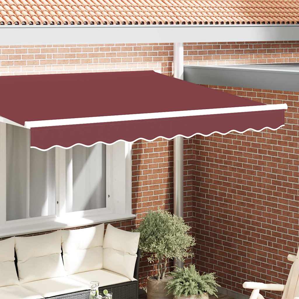 Markizės pakraščio pakeitimas Burgundijos dryžuota 230 x 20 cm Markizės pakraščio pakeitimas Burgundijos dryžuota 230 x 20 cm - Image 2