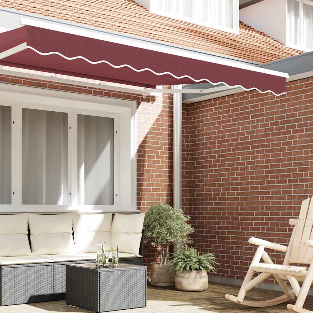 Markizės pakraščio pakeitimas Burgundijos dryžuota 230 x 20 cm Markizės pakraščio pakeitimas Burgundijos dryžuota 230 x 20 cm - Image 4