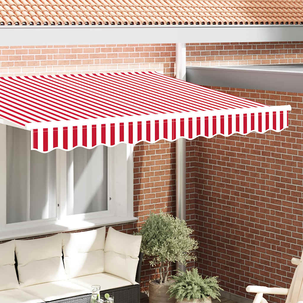 Markizės pakraščio pakeitimas Raudona ir balta 230 x 20 cm Markizės pakraščio pakeitimas Raudona ir balta 230 x 20 cm - Image 2
