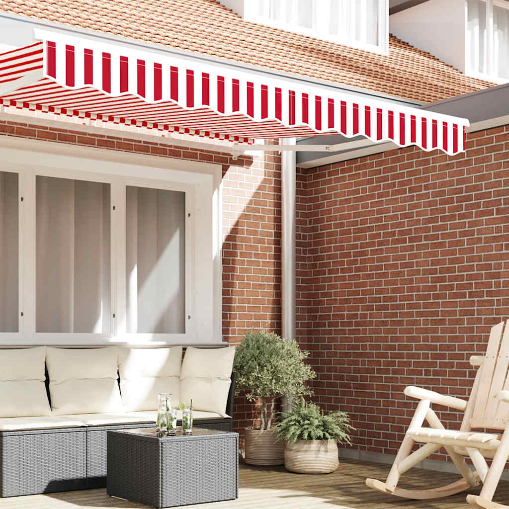 Markizės pakraščio pakeitimas Raudona ir balta 230 x 20 cm Markizės pakraščio pakeitimas Raudona ir balta 230 x 20 cm - Image 4