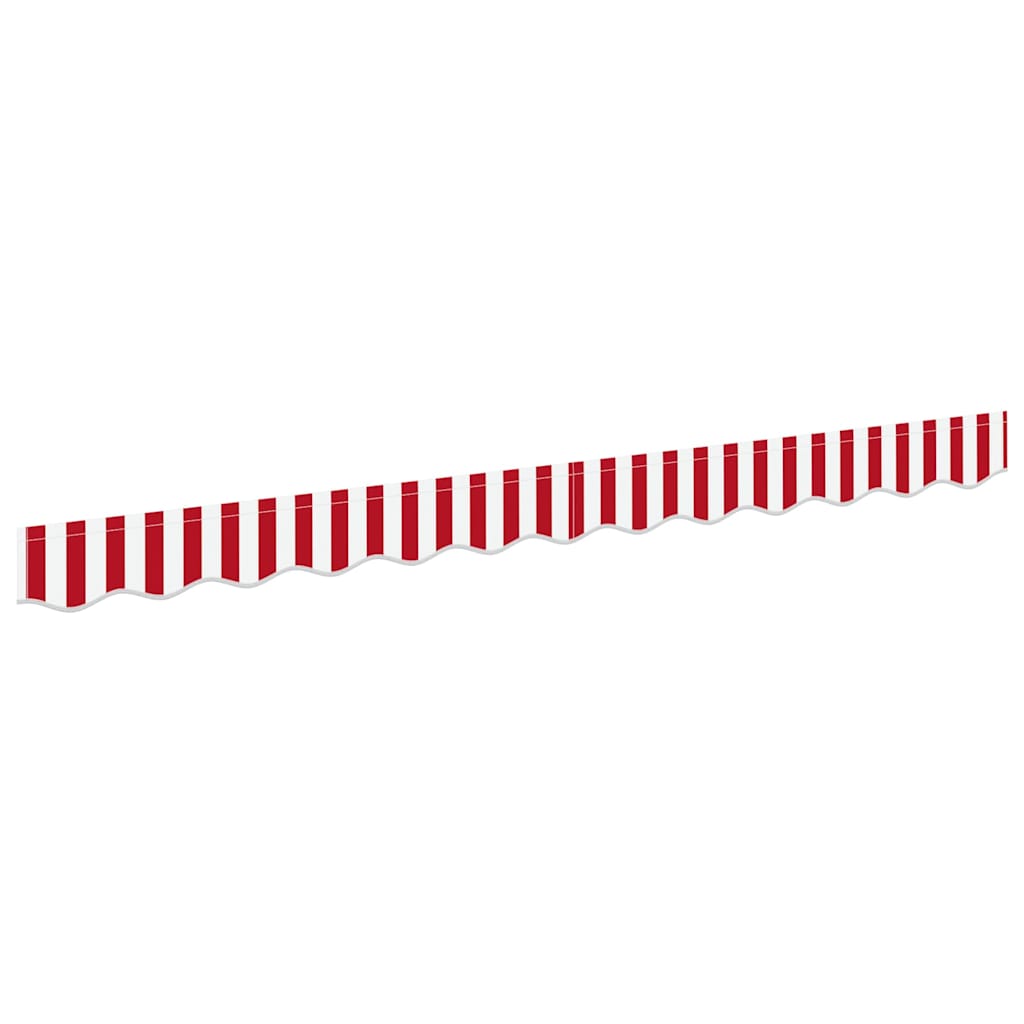 Markizės pakraščio pakeitimas Raudona ir balta 230 x 20 cm Markizės pakraščio pakeitimas Raudona ir balta 230 x 20 cm - Image 3