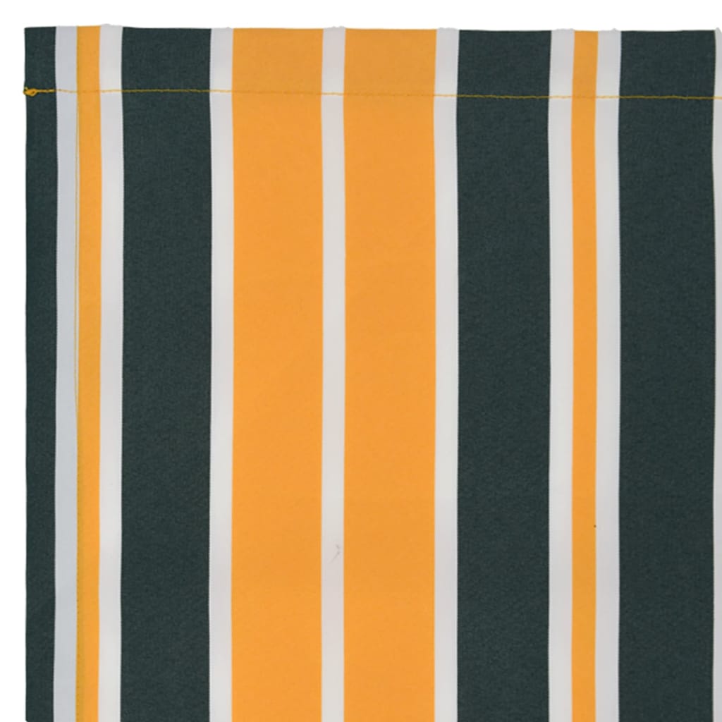 Markizės pakraščio pakeitimas Žalia ir geltona 230 x 20 cm Markizės pakraščio pakeitimas Žalia ir geltona 230 x 20 cm - Image 7