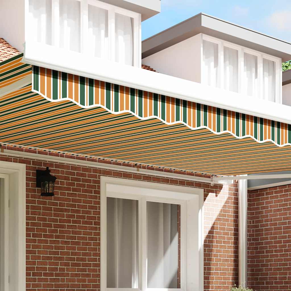 Markizės pakraščio pakeitimas Žalia ir geltona 480 x 20 cm Markizės pakraščio pakeitimas Žalia ir geltona 480 x 20 cm - Image 4