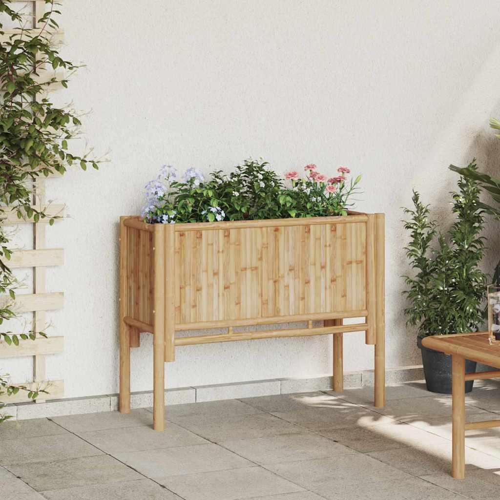 Pakelta lova Ruda 90 x 35 x 70 cm Bambukas Pakelta lova Ruda 90 x 35 x 70 cm Bambukas - Image 2
