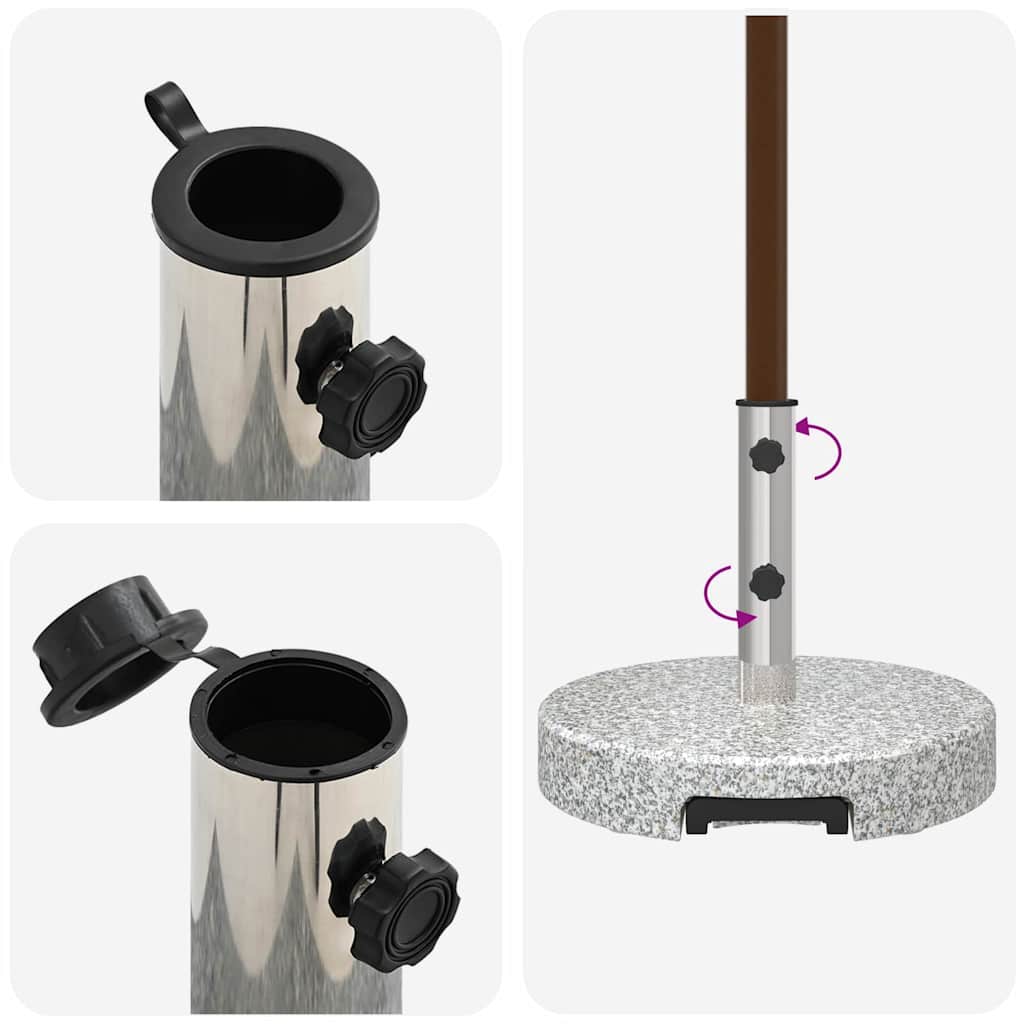 Skėčio pagrindas Pilka Ø 45 x 37.5 cm Granitas Skėčio pagrindas Pilka Ø 45 x 37.5 cm Granitas - Image 12