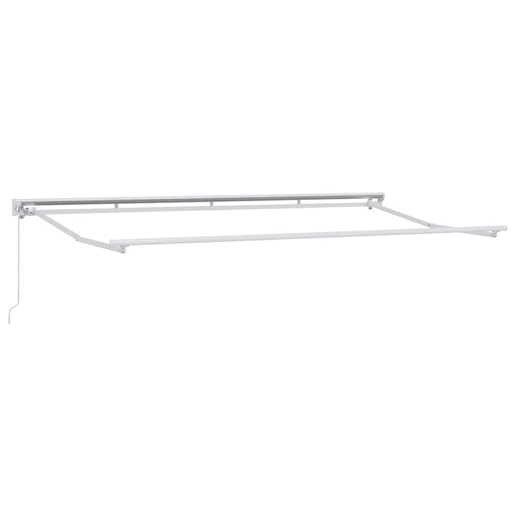 Markizės rėmas Reguliuojamas Baltas 4 x 2 m Plienas Markizės rėmas Reguliuojamas Baltas 4 x 2 m Plienas - Image 3