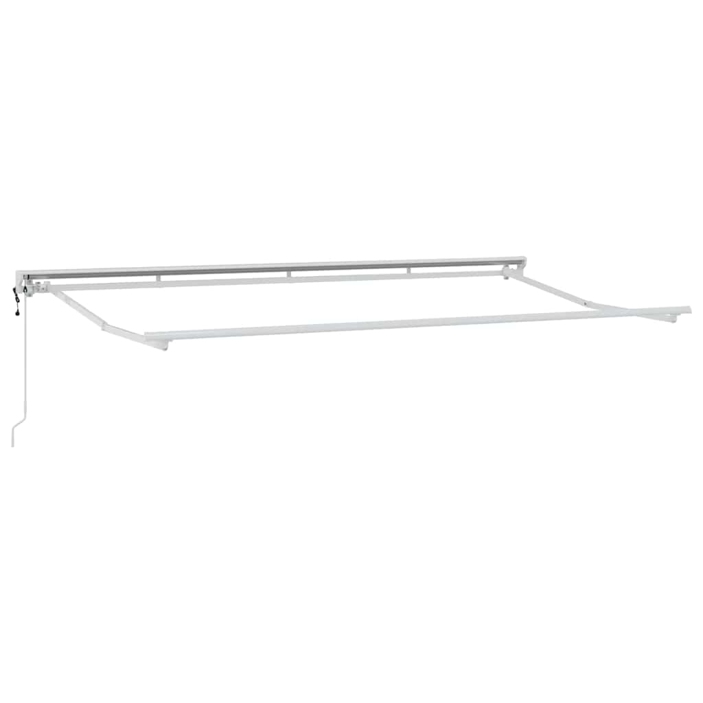 Markizės rėmas Reguliuojamas Baltas 4 x 2 m Plienas Markizės rėmas Reguliuojamas Baltas 4 x 2 m Plienas - Image 3