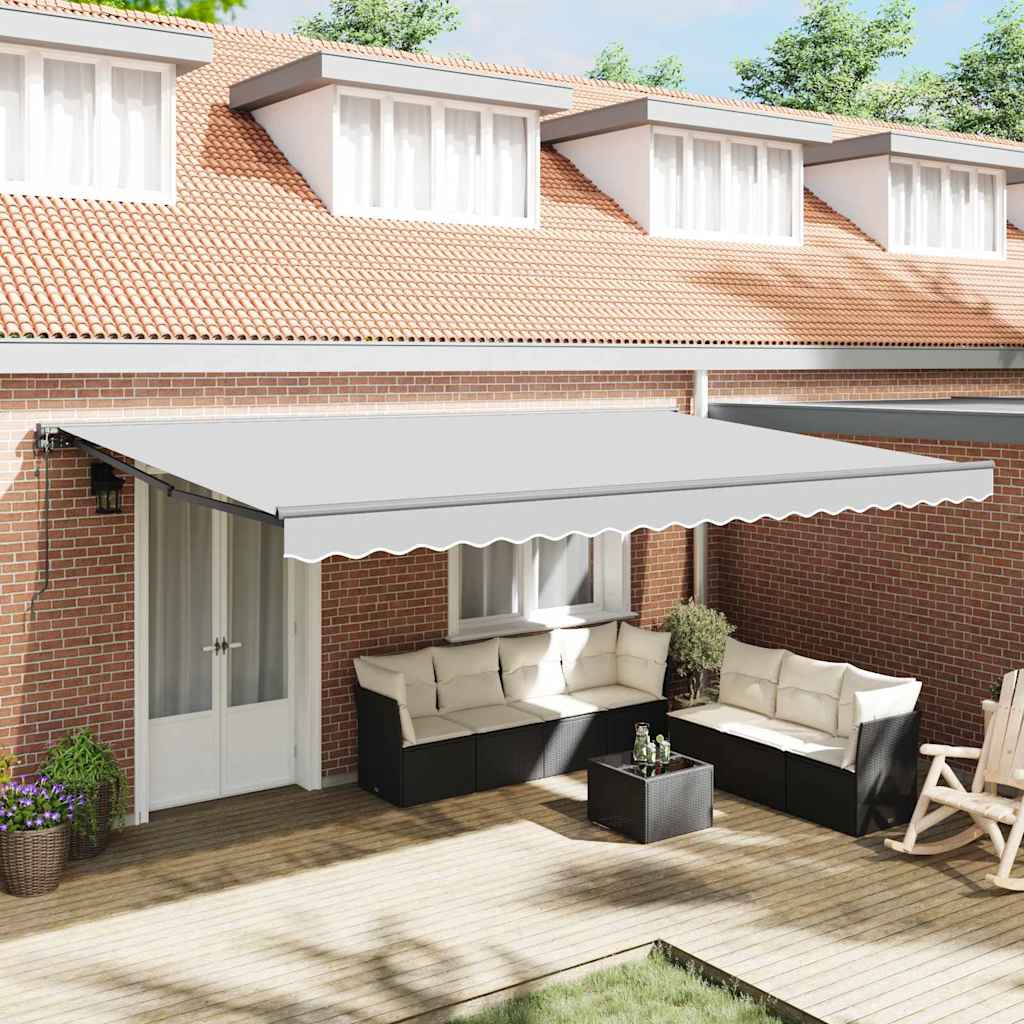 Markizės rėmas Reguliuojamas Antracitas 5 x 3 m Plienas Markizės rėmas Reguliuojamas Antracitas 5 x 3 m Plienas - Image 2