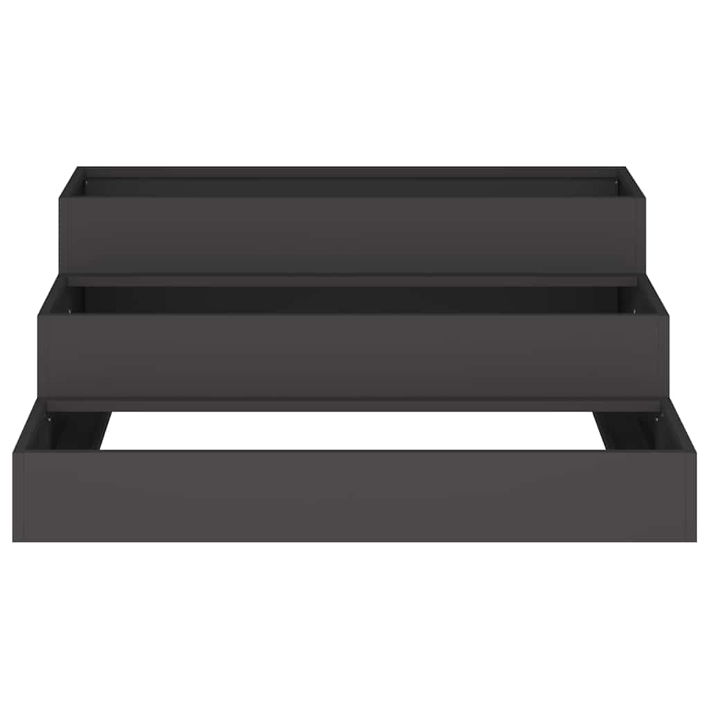 Sodo vazonas Juoda 90 x 90 x 35 cm Šaltai valcuotas plienas Sodo vazonas Juoda 90 x 90 x 35 cm Šaltai valcuotas plienas - Image 7