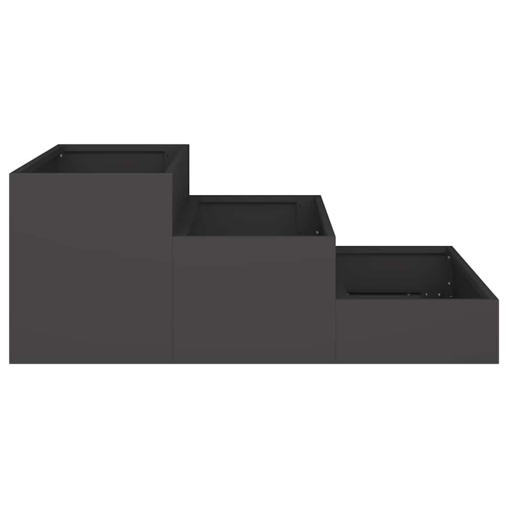 Sodo vazonas Juoda 90 x 90 x 35 cm Šaltai valcuotas plienas Sodo vazonas Juoda 90 x 90 x 35 cm Šaltai valcuotas plienas - Image 8