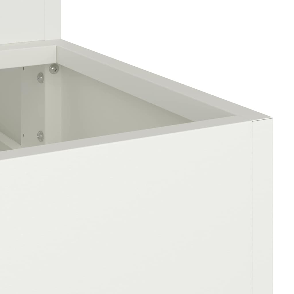 Sodo vazonas Balta 90 x 90 x 35 cm Šaltai valcuotas plienas Sodo vazonas Balta 90 x 90 x 35 cm Šaltai valcuotas plienas - Image 10