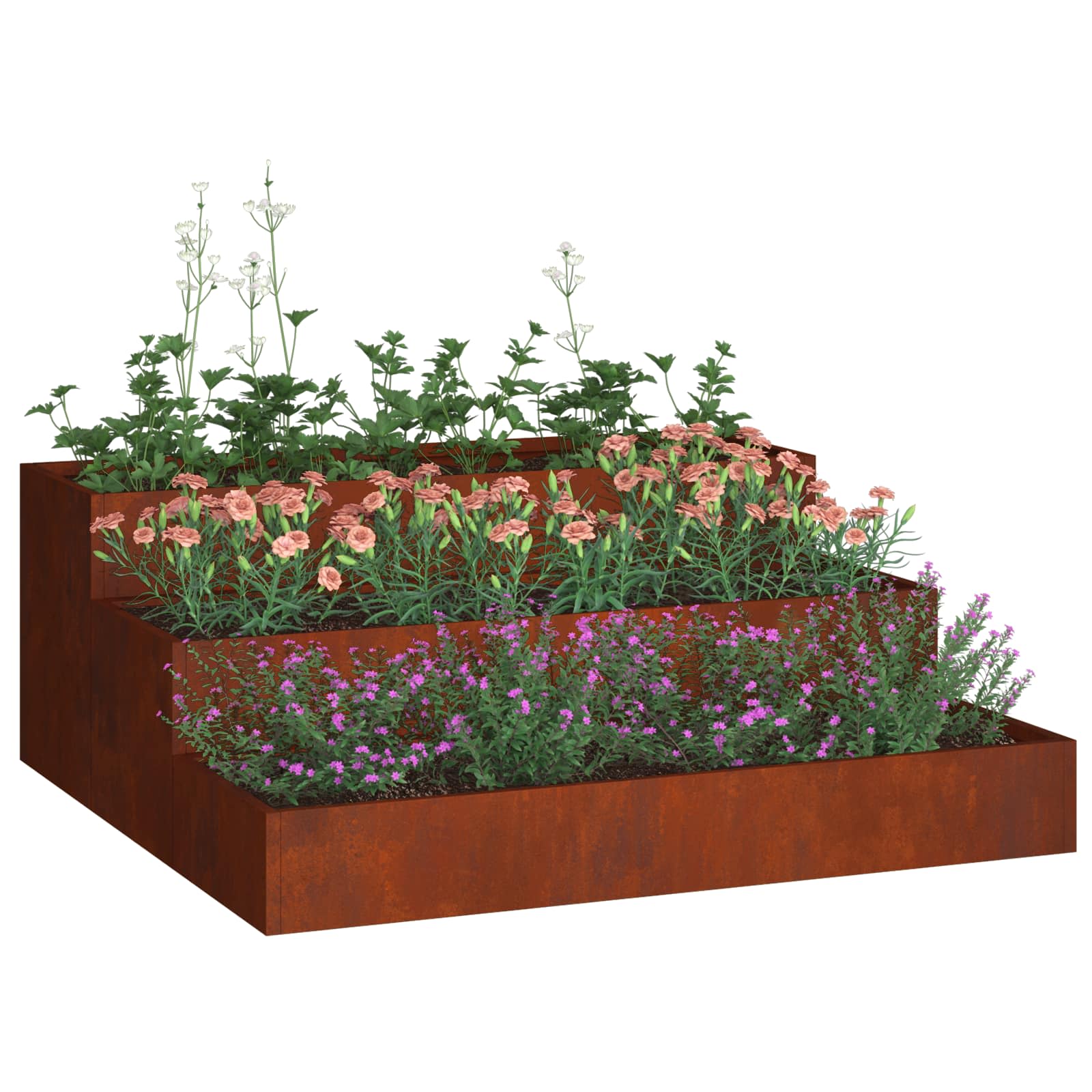 Sodo vazonas Rūdijanti 90 x 90 x 35 cm Sodo vazonas Rūdijanti 90 x 90 x 35 cm - Image 5