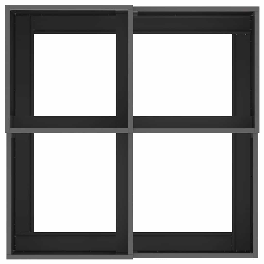 Sodo vazonas Juoda 100 x 100 x 48 cm Plienas Sodo vazonas Juoda 100 x 100 x 48 cm Plienas - Image 9