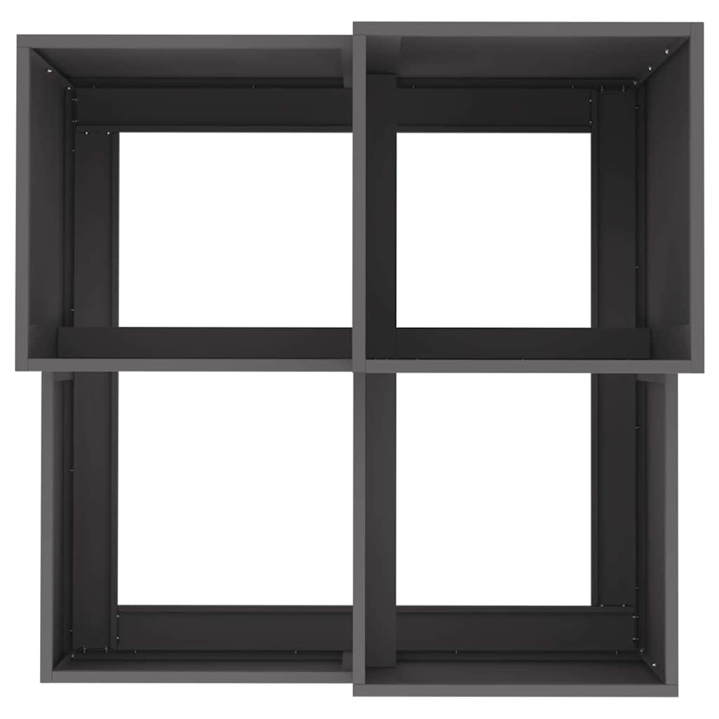 Sodo vazonas Juoda 100 x 100 x 60 cm Plienas Sodo vazonas Juoda 100 x 100 x 60 cm Plienas - Image 9