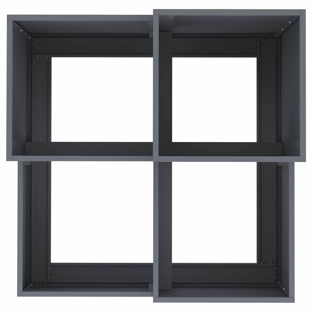 Sodo vazonas Antracitas 100 x 100 x 60 cm Plienas Sodo vazonas Antracitas 100 x 100 x 60 cm Plienas - Image 9