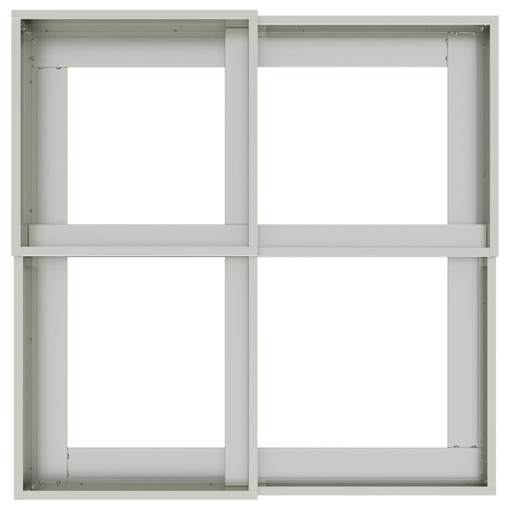 Sodo vazonas Sidabro 100 x 100 x 60 cm Galvanizuotas plienas Sodo vazonas Sidabro 100 x 100 x 60 cm Galvanizuotas plienas - Image 10