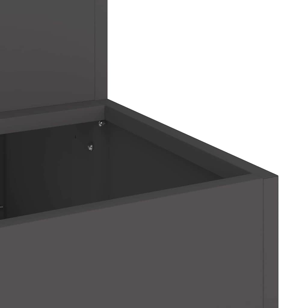Sodo vazonas Juoda 100 x 60 x 45 cm Šaltai valcuotas plienas Sodo vazonas Juoda 100 x 60 x 45 cm Šaltai valcuotas plienas - Image 10