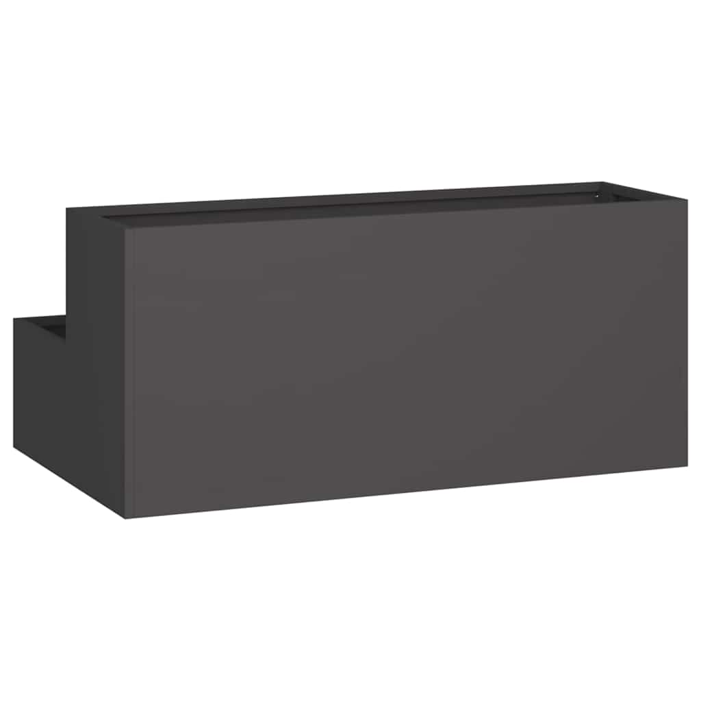 Sodo vazonas Juoda 100 x 60 x 45 cm Šaltai valcuotas plienas Sodo vazonas Juoda 100 x 60 x 45 cm Šaltai valcuotas plienas - Image 6