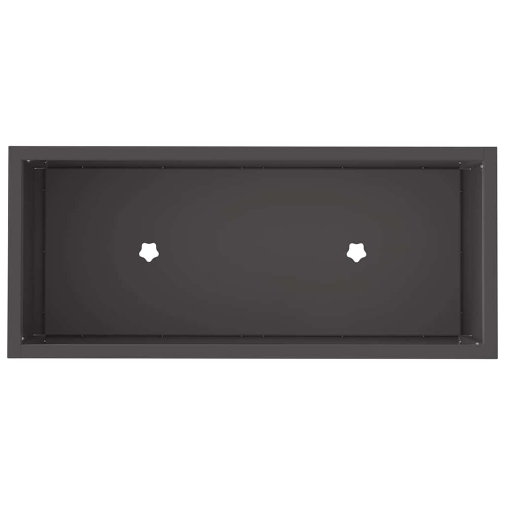 Pakeltas Sodo Vazonas Juoda 60 x 26 x 45 cm Plienas Pakeltas Sodo Vazonas Juoda 60 x 26 x 45 cm Plienas - Image 8